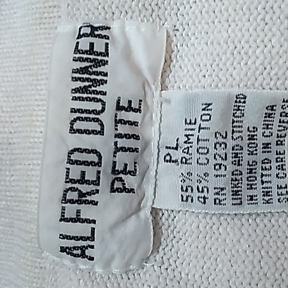 Alfred Dunner PL floral cardigan sweater short sleeve vintage grandma 👵 granny - Picture 4 of 5